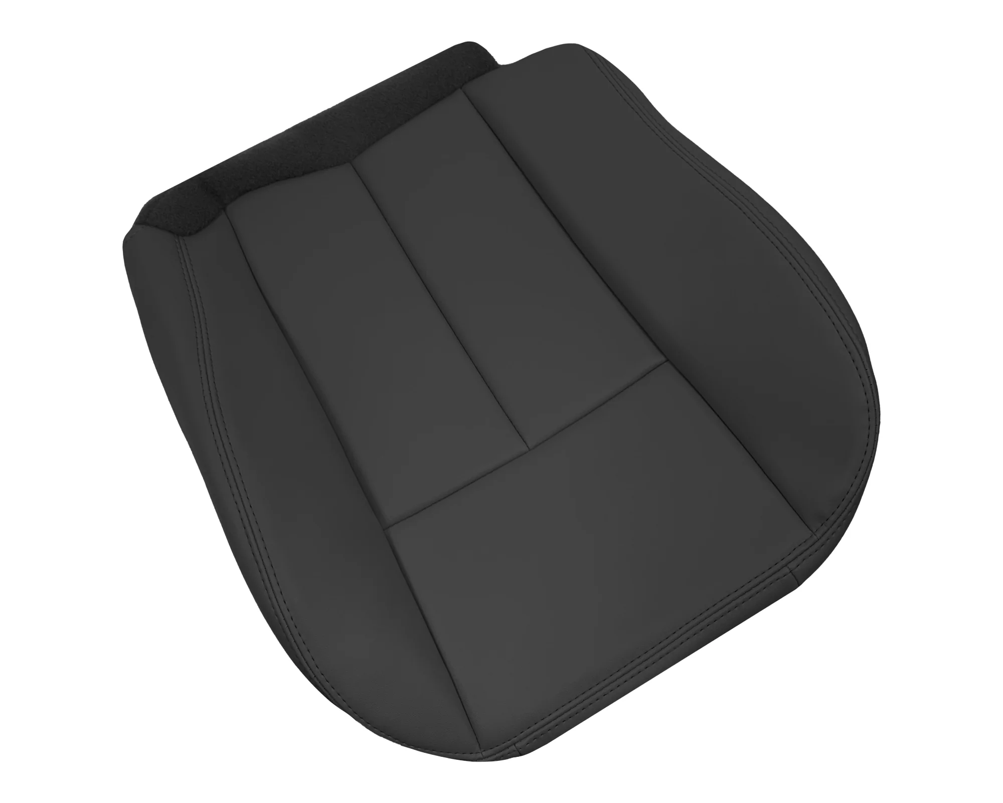 2005 to 2009 For Saab 9-7X SUV Front Base Bottom Syn. Leather Seat Cover In Black - Image 16