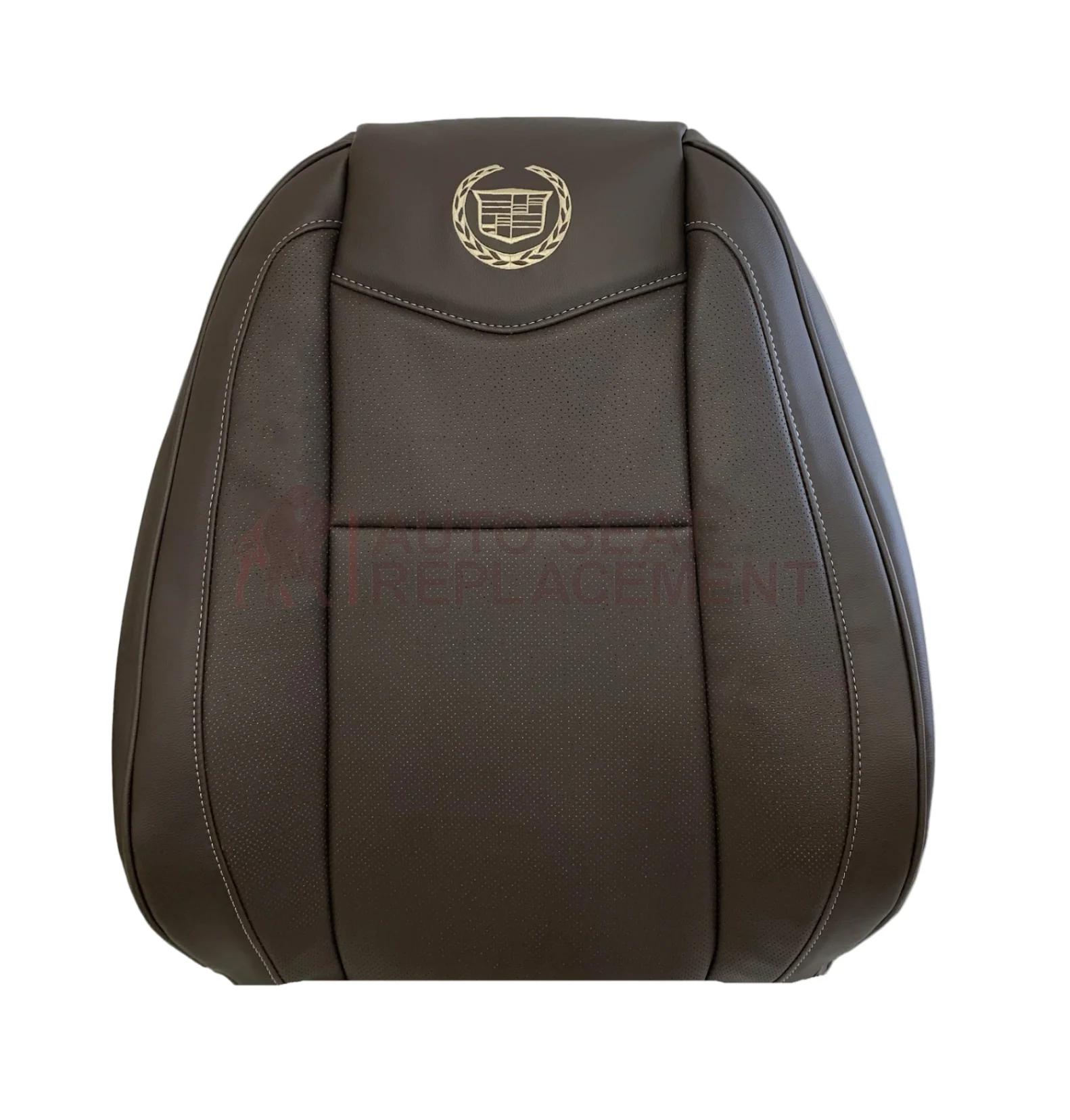 2007-2014 Cadillac Escalade Platinum Edition Replacement Synthetic Leather or Genuine Leather Seat Cover In Brown - Image 14