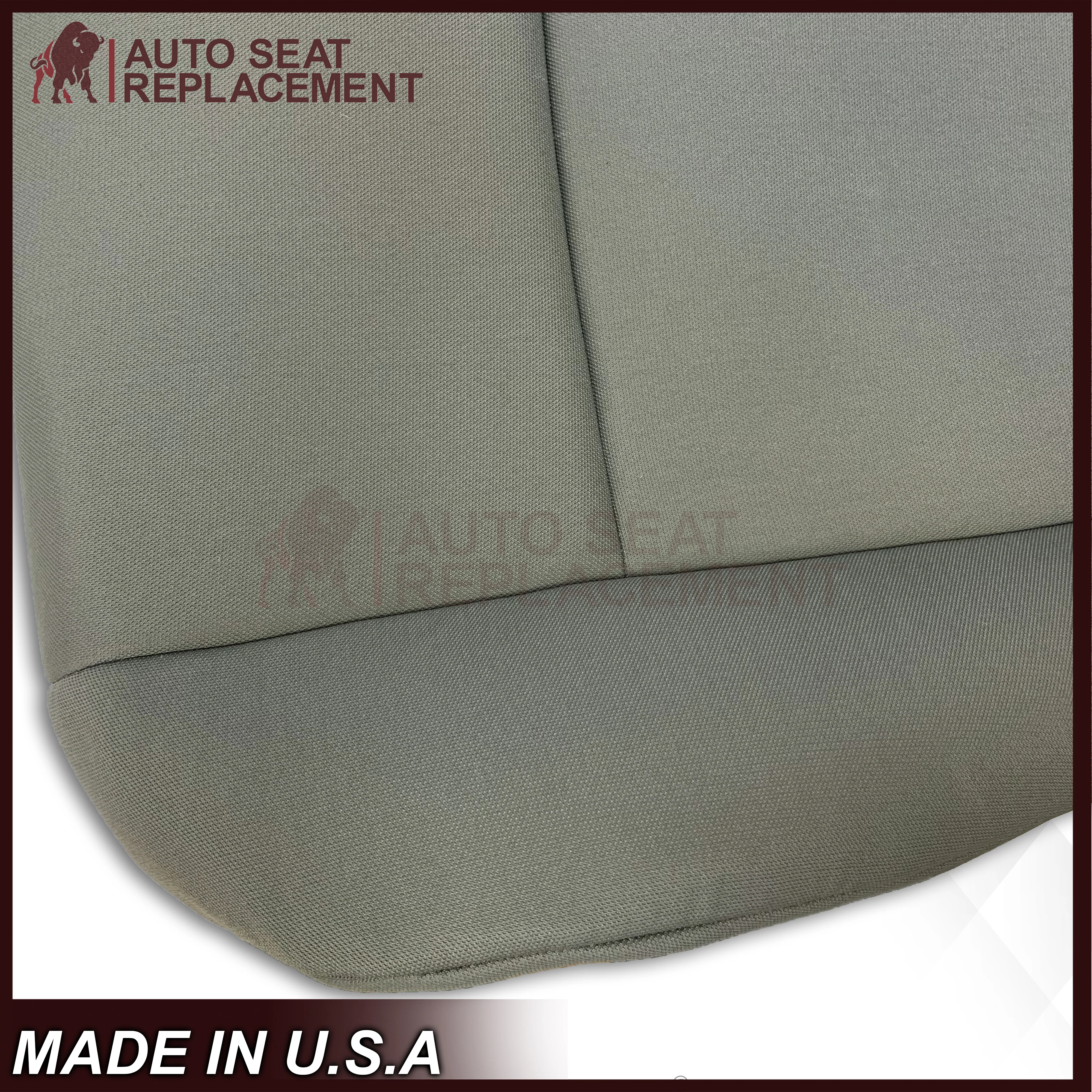 2009-2020 Ford Econoline E350 E450 E550 Gray Cloth Fabric Seat Cover & Cushion Foam - Image 10