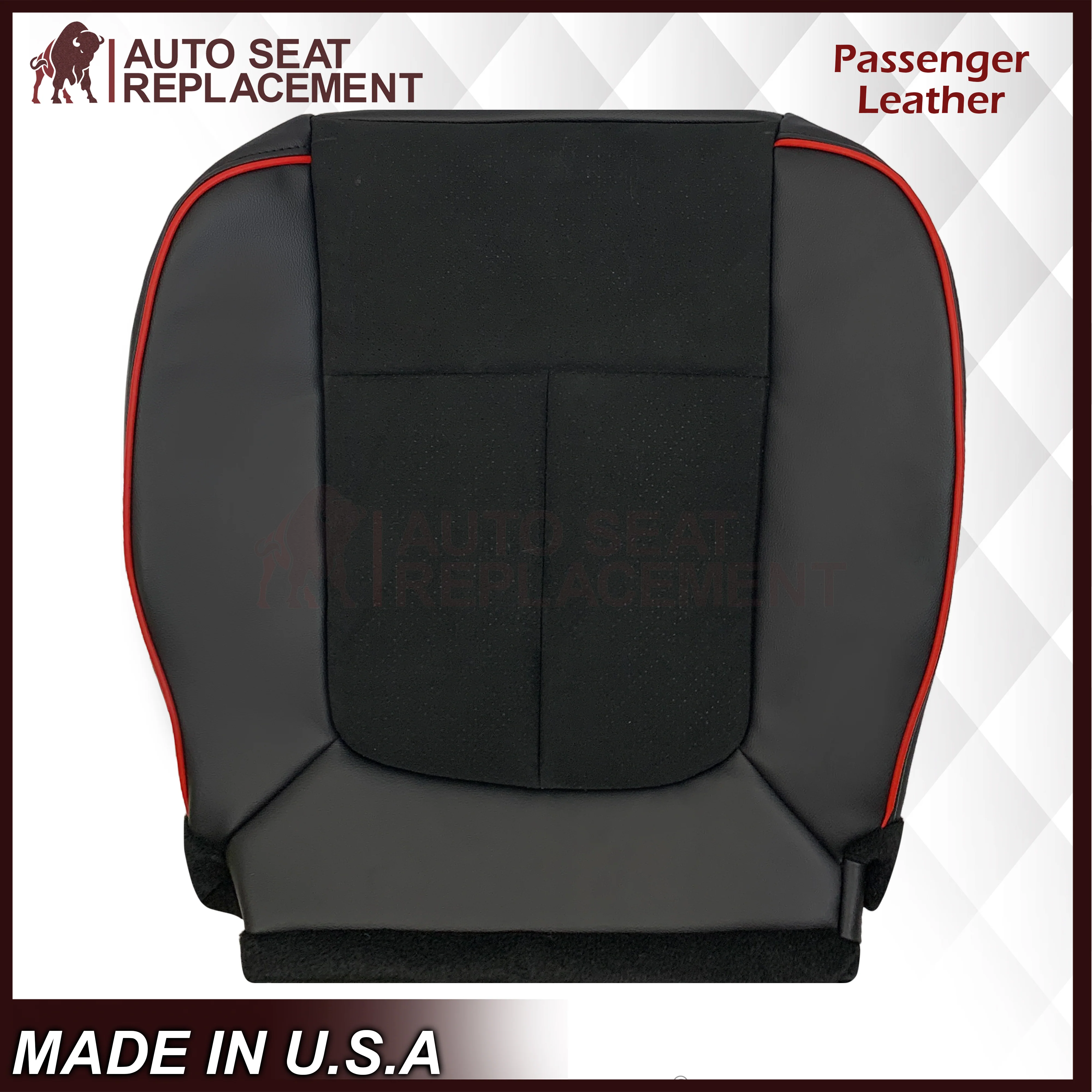 2013–2014 Ford F-150 FX4 Appearance Package Black Seat Cover with Suede Insert - Image 16