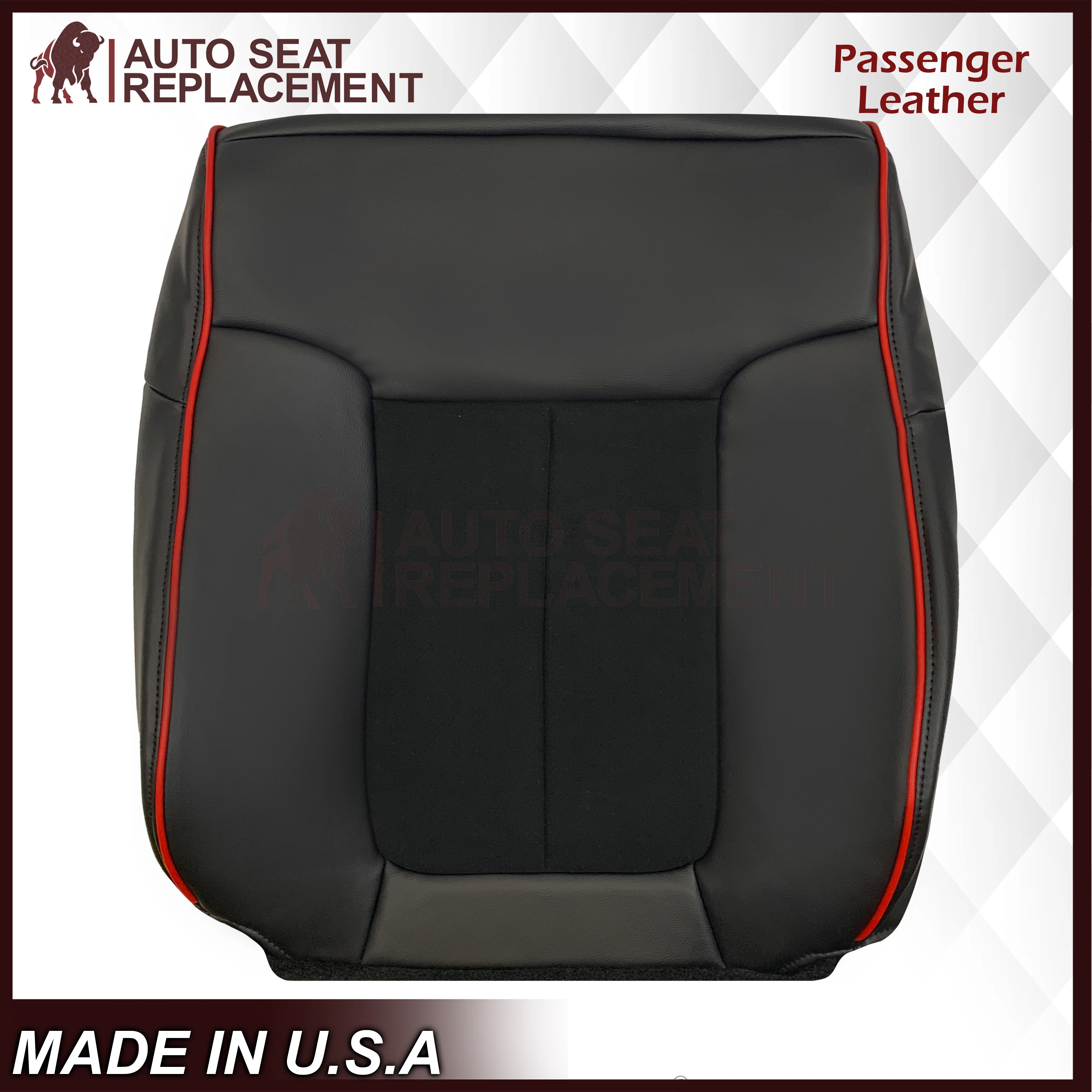 2013–2014 Ford F-150 FX4 Appearance Package Black Seat Cover with Suede Insert - Image 9