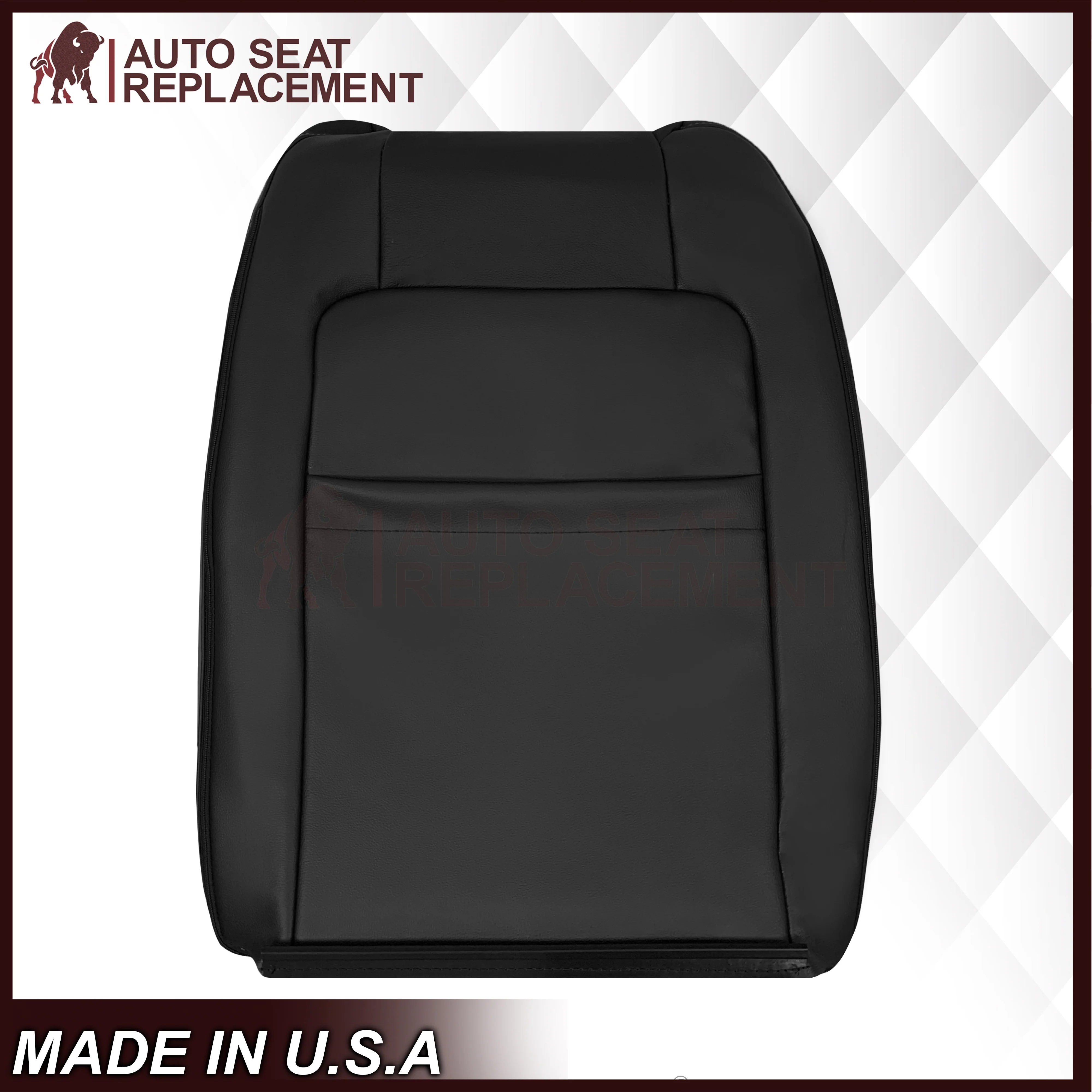 2015-2022 Chevy Colorado LT ZR2 LTZ LS Replacement Seat Covers In Black: Choose In Leather or Vinyl - Image 18