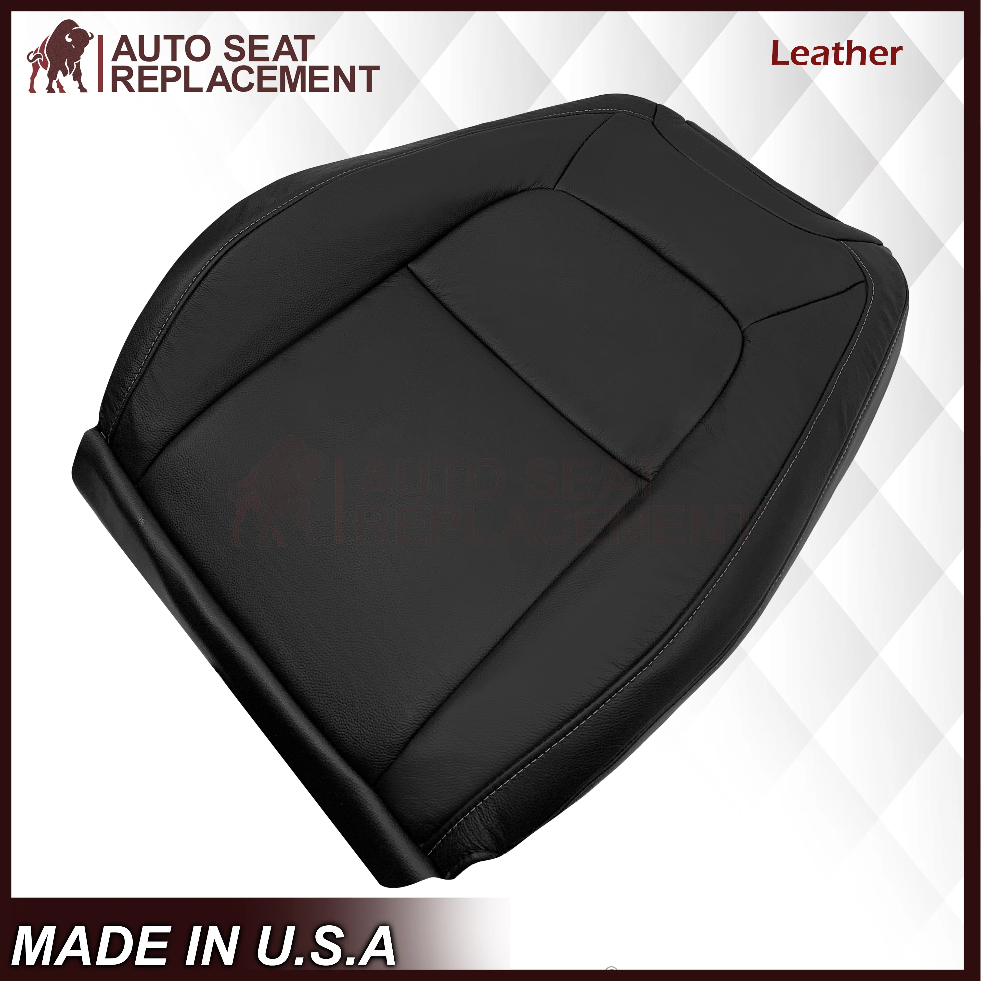2015-2022 Chevy Colorado LT ZR2 LTZ LS Replacement Seat Covers In Black: Choose In Leather or Vinyl - Image 20