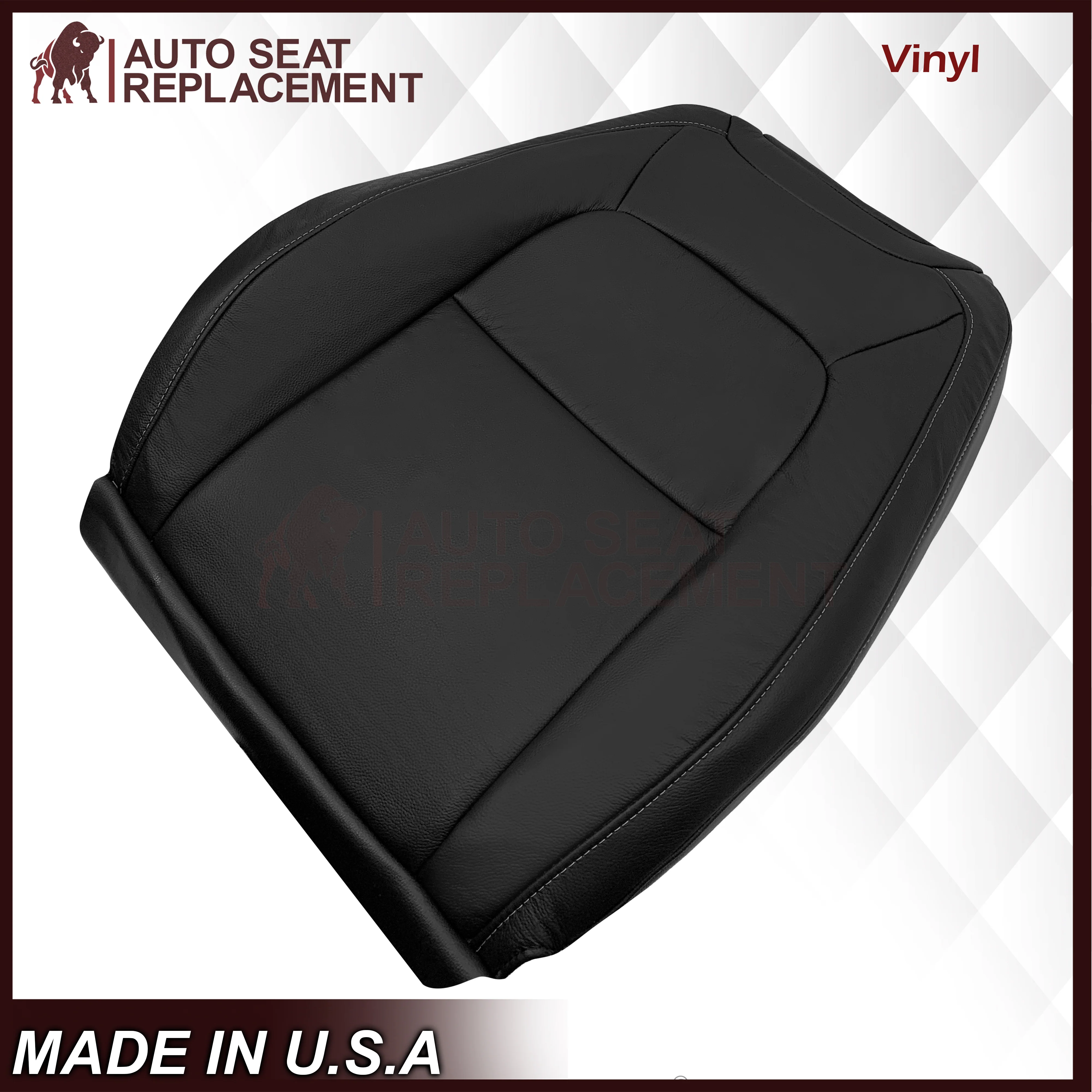 2015-2022 Chevy Colorado LT ZR2 LTZ LS Replacement Seat Covers In Black: Choose In Leather or Vinyl - Image 23