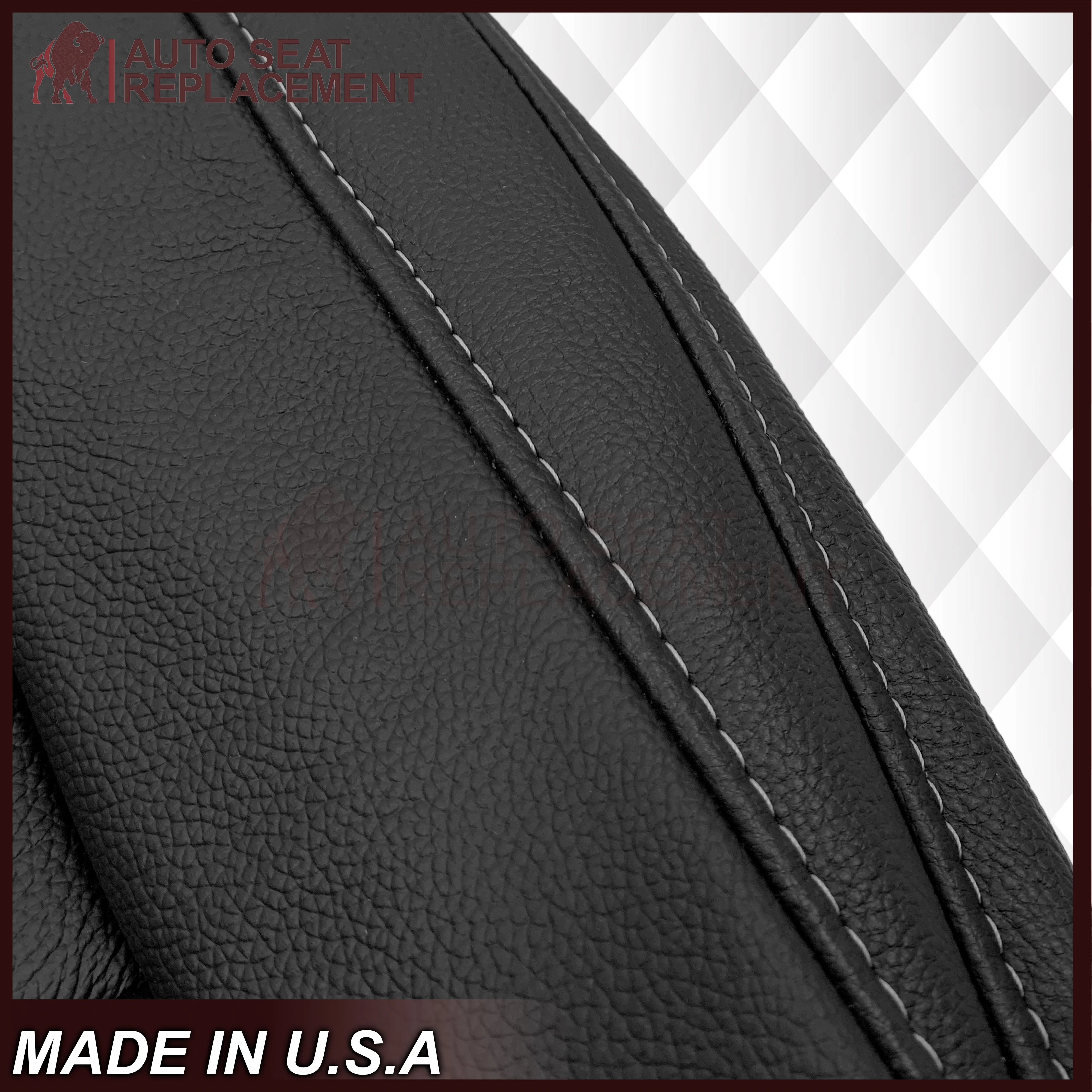 2015-2022 Chevy Colorado LT ZR2 LTZ LS Replacement Seat Covers In Black: Choose In Leather or Vinyl - Image 3