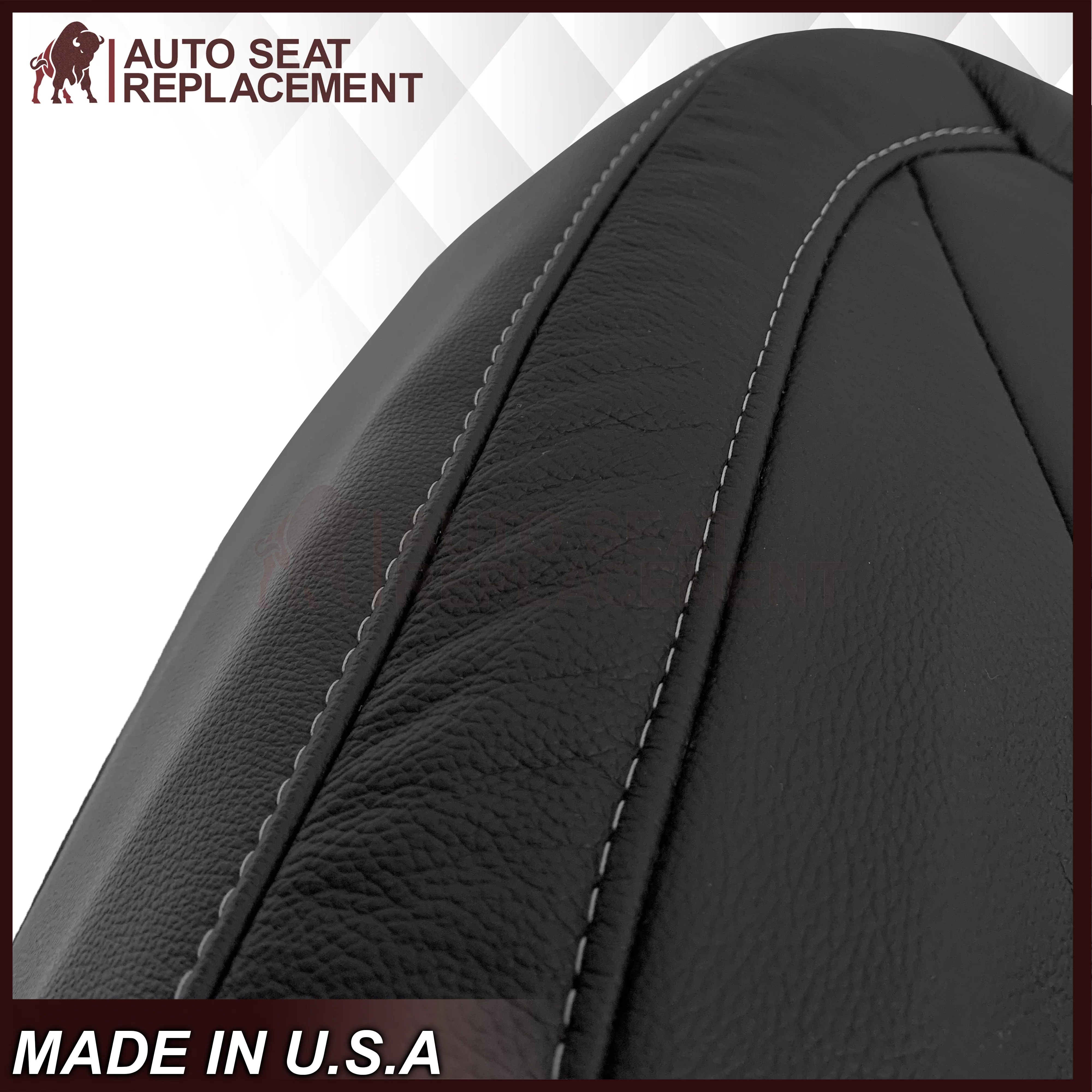 2015-2022 Chevy Colorado LT ZR2 LTZ LS Replacement Seat Covers In Black: Choose In Leather or Vinyl - Image 7