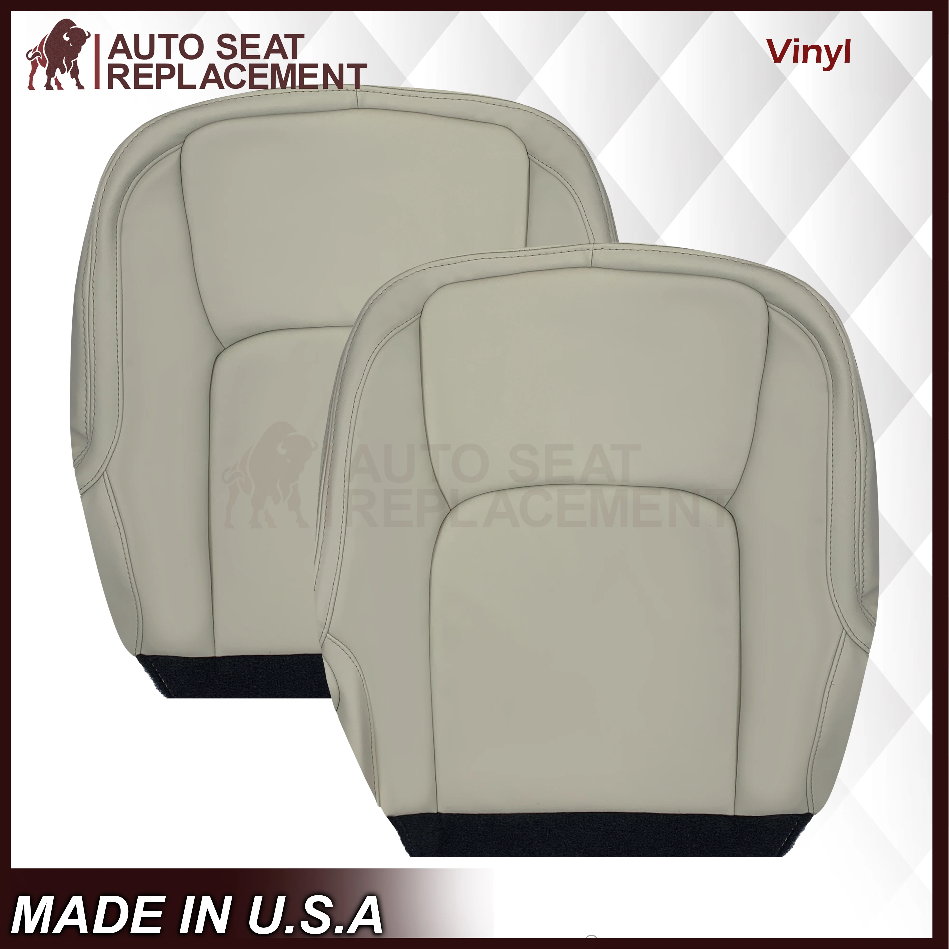 2018-2022 Land Range Rover Replacement Bottom Seat Cover In Ivory - Image 12