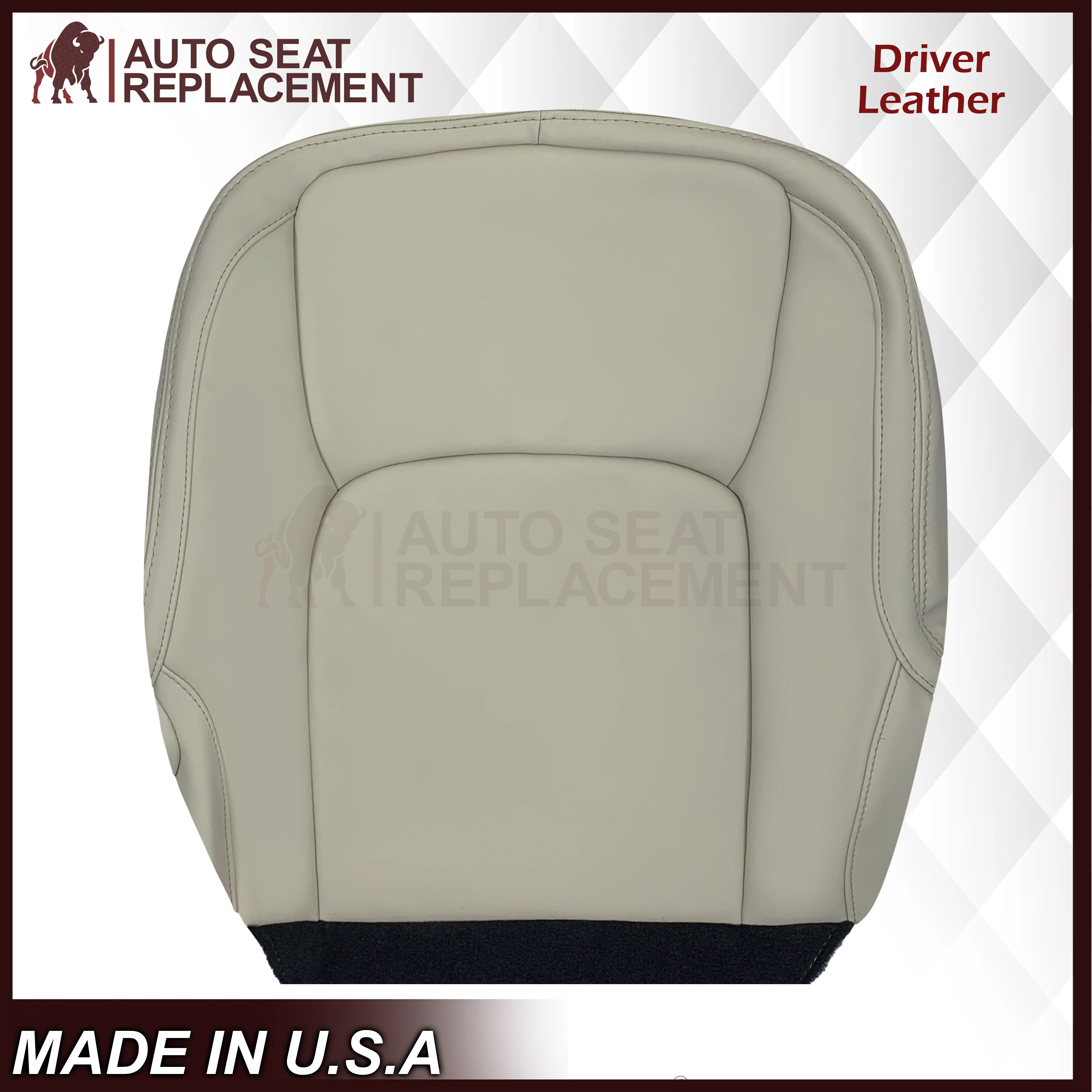 2018-2022 Land Range Rover Replacement Bottom Seat Cover In Ivory - Image 5
